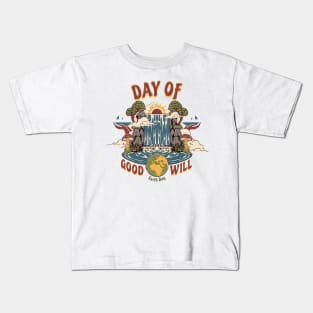 Earth Day | Protect Earth | Day Of Goodwill Kids T-Shirt